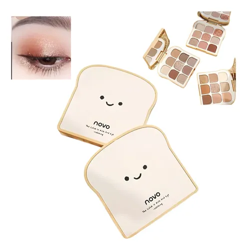 Toast Paleta X9 Sombras De Ojos Mate Y C/ Brillos Color 01