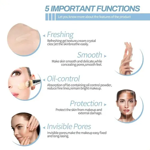 Base De Maquillaje Facial Phoera Primer, Base Facial Para Ma