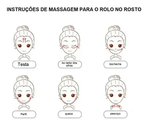 Rodillo Facial de Jade para Masaje y Reducir Arrugas