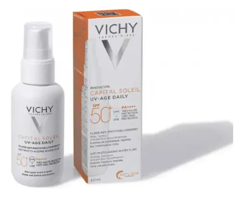 Protector Facial Capi. Soleil Uvage Daily 50fps Medio Vichy
