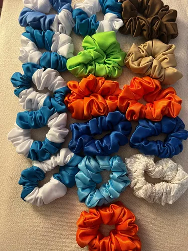 50 Scrunchies Gomitas Para El Cabello Accesorios
