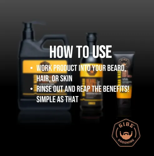 Jabón Corporal Gibs Grooming Amber 3 En 1 Para Hombre, 100 M