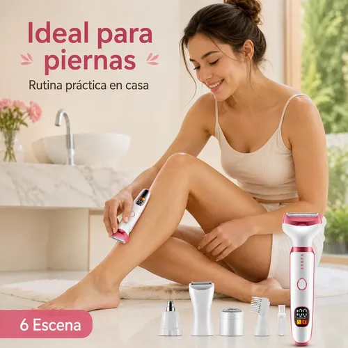 Depiladora Mujer Eléctrica 5 En 1 Facial Cejas Usb Portatil