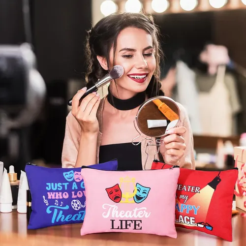 Set De 12 Bolsas De Maquillaje Theater Reginary Para Mujeres