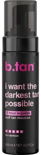 Mousse Autobronceadora Ultra Oscura B.tan, 6.7 Onzas Líquida