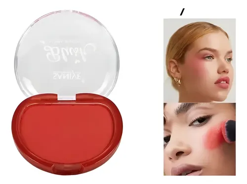 Rubor Mineral Blush Makeup Polvo Saniye Mate Maquillaje