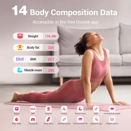 Smart Scale For Body Weight, Digital Bathroom Scale Bmi W…