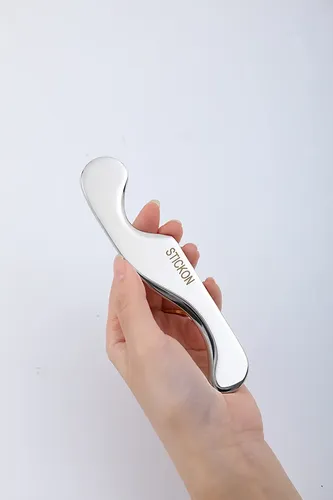 Masajeador Stickon Set Gua Sha 3 En 1 De Acero Inoxidable