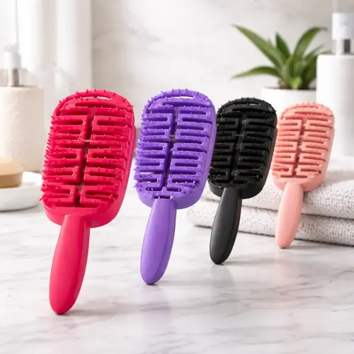 Cepillo Para Cabello Desenredante Anti Frizz Scher Grande