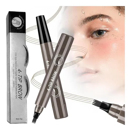 Lápiz Cejas Microblading 4 Horquillas Resistente Al Agua