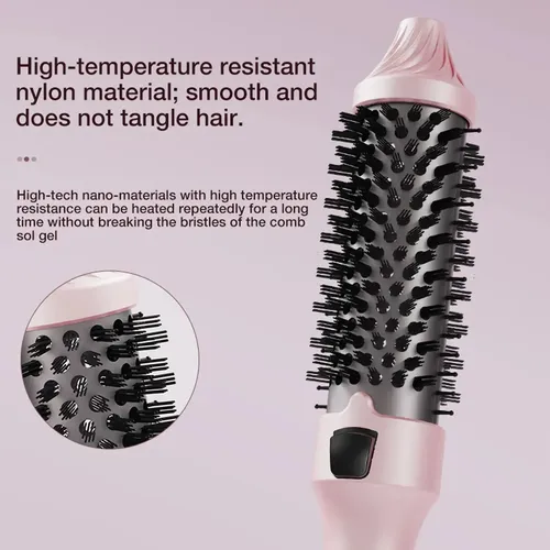 Cepillo Redondo Para El Cabello Con Cerámica Iónica Purple