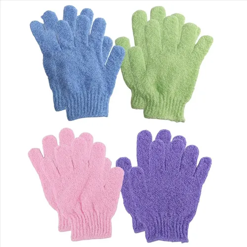 4 Pares De Guantes Para Ducha Y Baño Wash Skin Spa & Body Sc