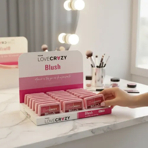 Rubor Love Crazy Blush X 4 Colores 12g 12 Unidades