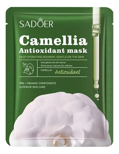 Set Mascarillas Faciales Sadoer Florales Frutales X3 Todo Tipo De Piel