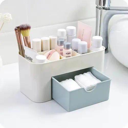 Organizador De Mesa Para Manicuría O Cosmetica Con Cojonera