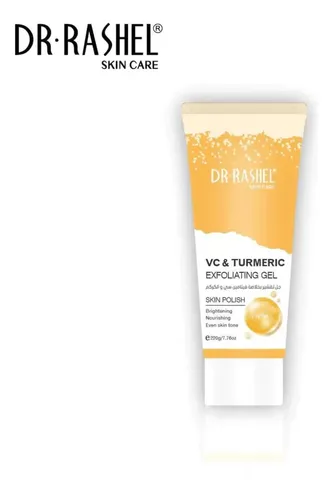 Gel Exfoliante Facial Vitamina C Curcuma 220ml Dr Rashel Normal A Grasa Día/noche