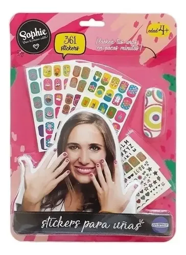 Stickers Para Uñas Sophie Vulcanita Modelo 6385 361 Pegatinas