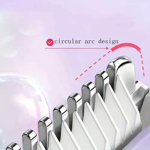 Depiladora Eléctrica 2 En 1 Doble Cuchilla Usb Para Mujer Cu Morado