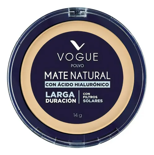 Base de maquillaje Mate Natural Polvo Compacto De Larga Duración tono Trigueño – 14mg