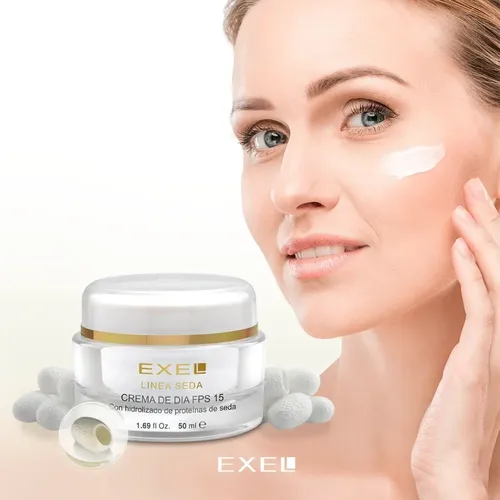 Crema Facial De Dia Linea Seda Fps 15 50gr Exel