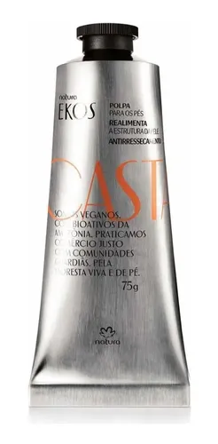 Crema Pulpa Hidratante Castaña Pies 75g Producto Natura Ekos
