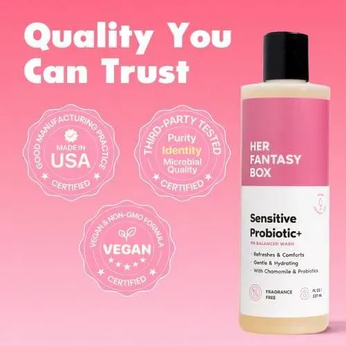 Limpiador Íntimo Vegano Con Probióticos Her Fantasy Box 8