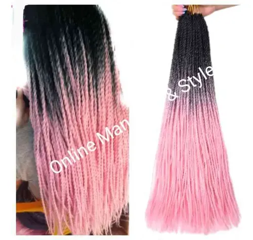 * Extensión Pelo Senegalés Reutilizables Crochet X 30u #1/5