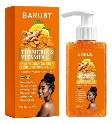 Gel De Ducha Barubt Cúrcuma Y Vitamina C 120ml