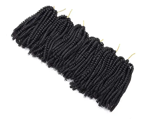 Spring Twist Hair Liyate, 20 Cm, 6 Paquetes De Cabello Trenz