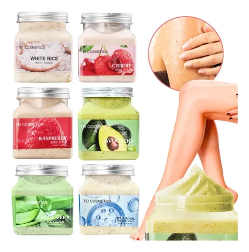 Exfoliante Corporal TEI Cosmética de Rasberry, 350 mL