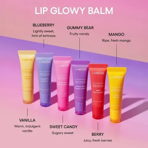 Laneige Mini Lip Glowy Balm Set 4 Mini Balsamos Hidratantes