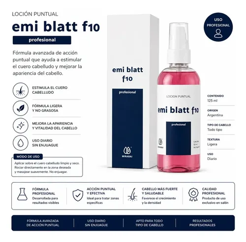Loción Ablandadora Profesional Ablandadora Queratolítica Puntual Emi Blatt F10