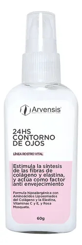 Crema Contorno De Ojos Y Párpados 24hs Arvensis 60cc Antiage