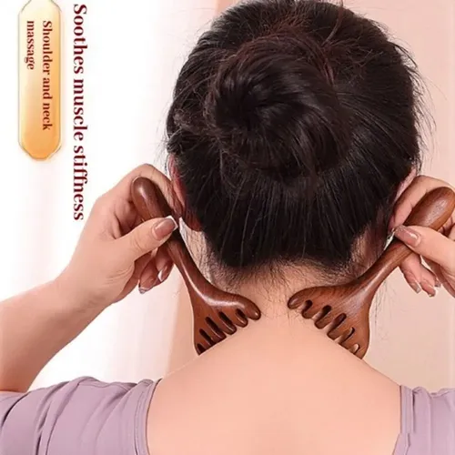 Peine Masajeador De Cabeza Con Garras Para Gua Sha