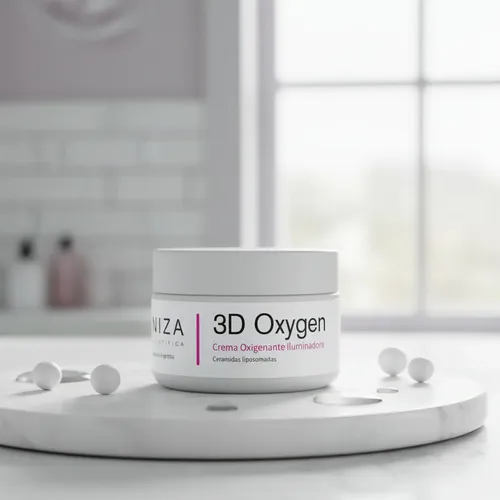Crema Oxigenante Iluminadora Niza 3d Oxigen 60g Todo Tipo De Piel Día/noche