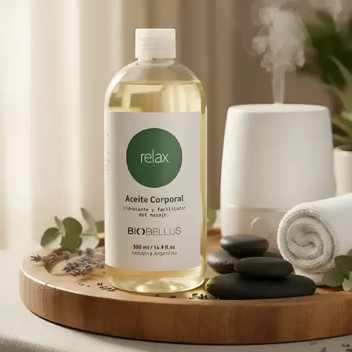 Aceite Corporal Masajes Relax Anti Estres Biobellus 500ml