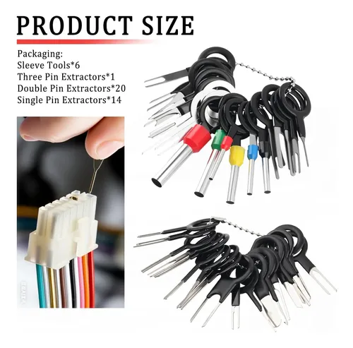 Kit 41 Piezas Desarmador Terminales Eléctricos Portátil