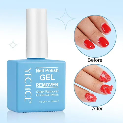 Removedor De Esmalte De Uñas En Gel Shanwu 15ml Rápido Y