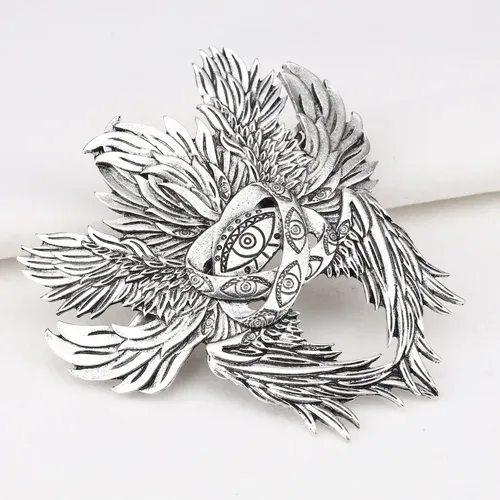 Broche Para Cabello  Ángel De Seis Alas, Ojo Sagrado