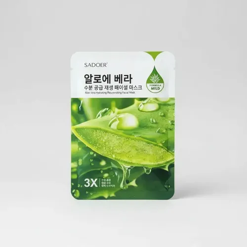Mascarilla Facial Hidratante Aloe Vera Sadoer Tipo de piel Todo tipo de piel
