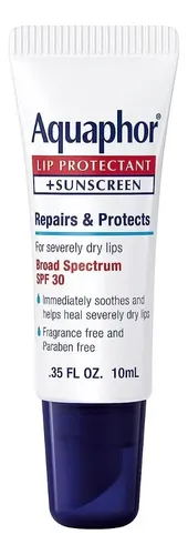 Aquaphor Lip Reparación De Labios Tubo Blister Card Spf 30