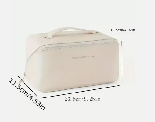 Neceser Portacosmetico Maquillaje Viaje Impermea Simil Cuero