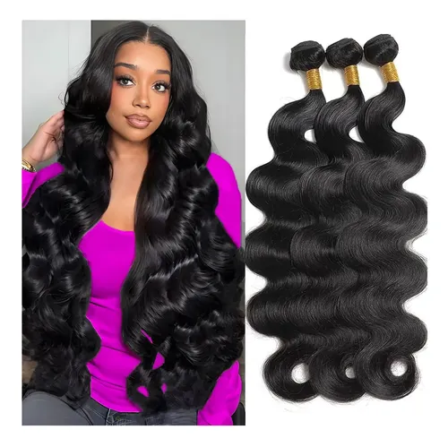 Paquetes De Cabello Humano 16 18 20 Pulgadas Onda Corporal
