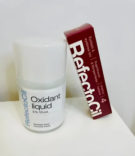 Kit Tinte Cejas Y Pestañas Cobre+ Oxidante Liquid Refectocil