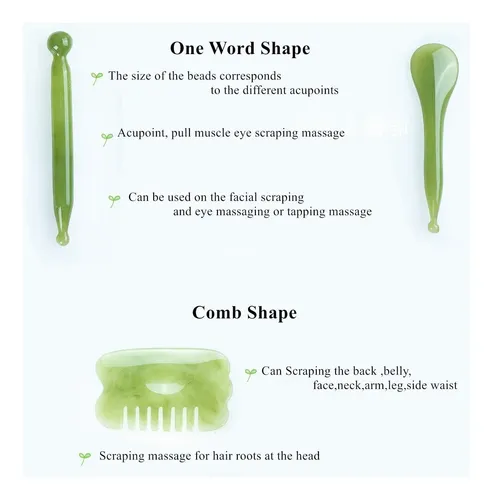Juego De Herramientas De Masaje Hazuu Gua Sha Para Raspar, 7
