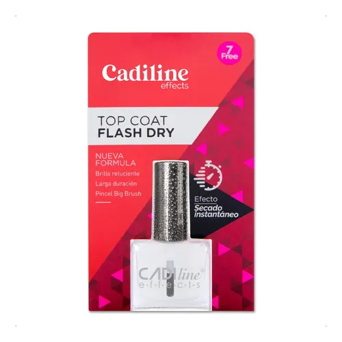 Top Coat Flash Dry Esmalte Secado Instantáneo Cadiline 10ml