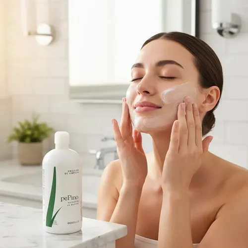 Emulsión Limpiadora Facial Pepino Biobellus 500ml Piel Normal