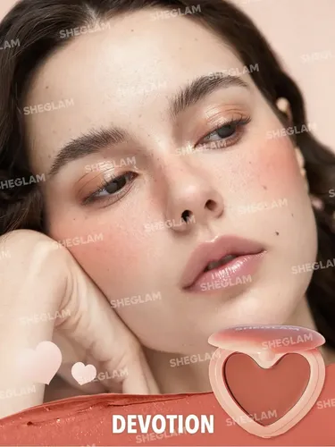 Sheglam Rubor En Forma De Corazon Colorete Para Mejillas Tono Del Maquillaje Devotion