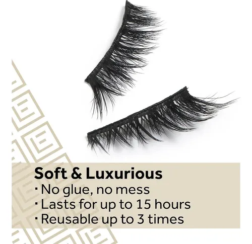 Pestañas Postizas Pre-adhesivas Eylure Luxe Faux Mink 1 Par