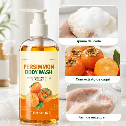 Jabón Líquido Corporal De Caqui 300 Ml